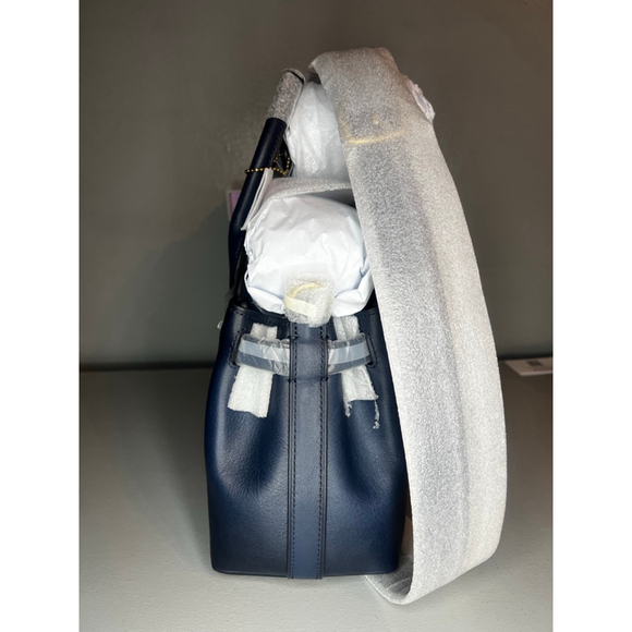 COACH Soft Empire Carryall 28 Navy - Picture 3 of 10